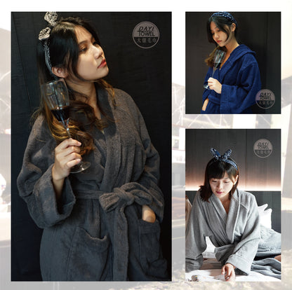 【Dayi Towel】Cotton lapel bathrobe