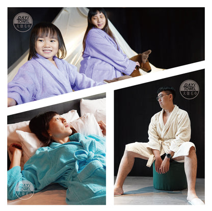 【Dayi Towel】Cotton lapel bathrobe