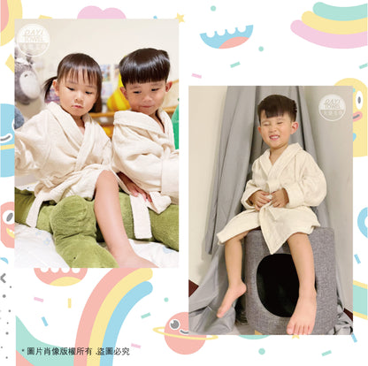[Dayi Towel] Children's Lapel Cotton Bathrobes